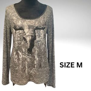 Vintage Rock & Republic Black and Gray, Size Medium